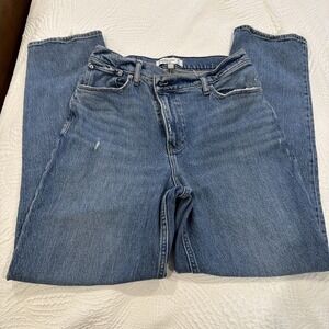 Abercrombie & Fitch The 90s Straight Ultra High Rise Jeans Womens 10 Blue 29/8 R